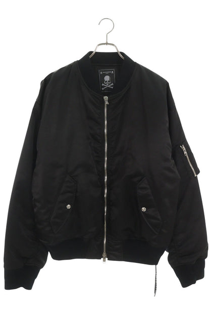 mastermind Back Skull MA-1 Bomber Jacket Black Size XL