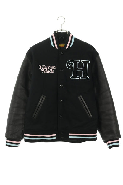 VERDY 25SS x HUMAN MADE Wool Leather Varsity Jacket Size M