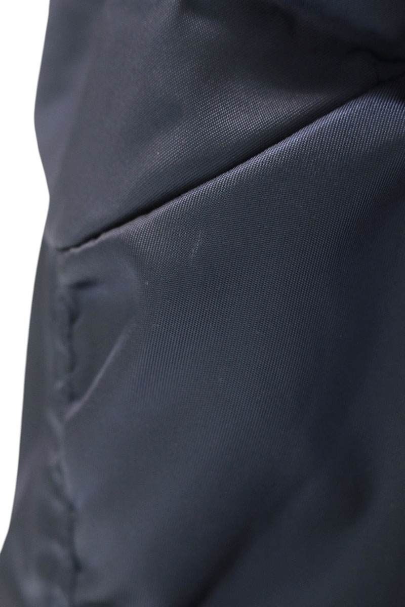 PRADA 29X993 Logo Plate Nylon Blouson Navy Size S