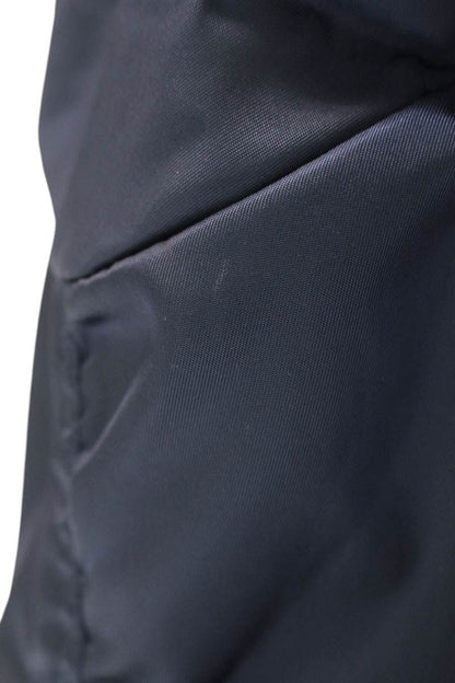 PRADA 29X993 Logo Plate Nylon Blouson Navy Size S