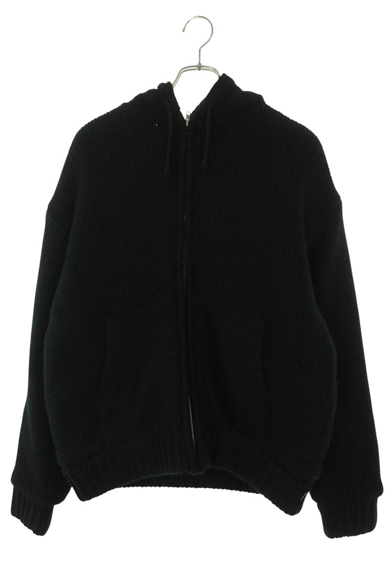 SUPREME 25AW Faux Shearling Zip Hoodie Black Blouson Size M
