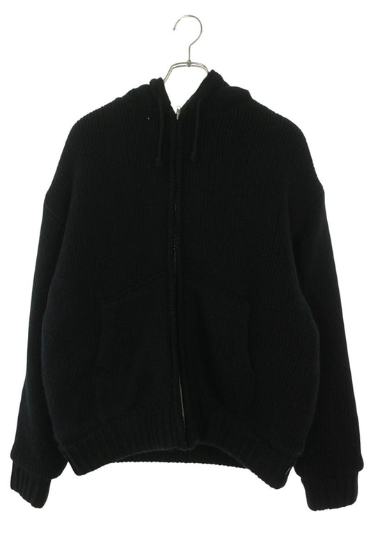 SUPREME 25AW Faux Shearling Zip Hoodie Black Blouson Size M