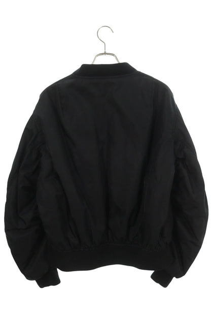PRADA RE-NYLON Triangle Pocket Bomber Jacket Black Size M