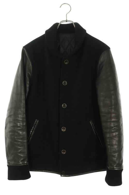ISAMUKATAYAMA BACKLASH Wool Leather Jacket Black Size L