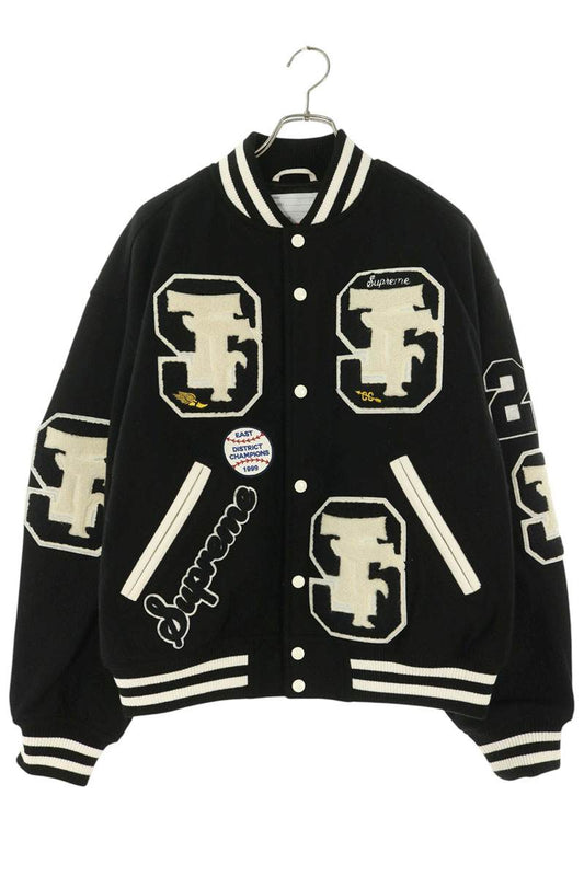 SUPREME 25AW Drill Team Varsity Jacket Size M