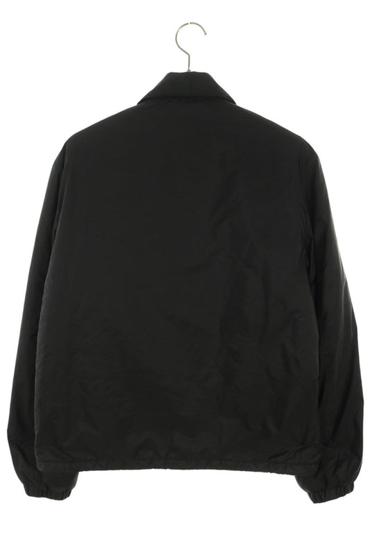 PRADA Re-Nylon Triangle Logo Jacket Black Size 46
