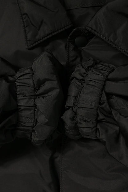 PRADA Re-Nylon Triangle Logo Jacket Black Size 46