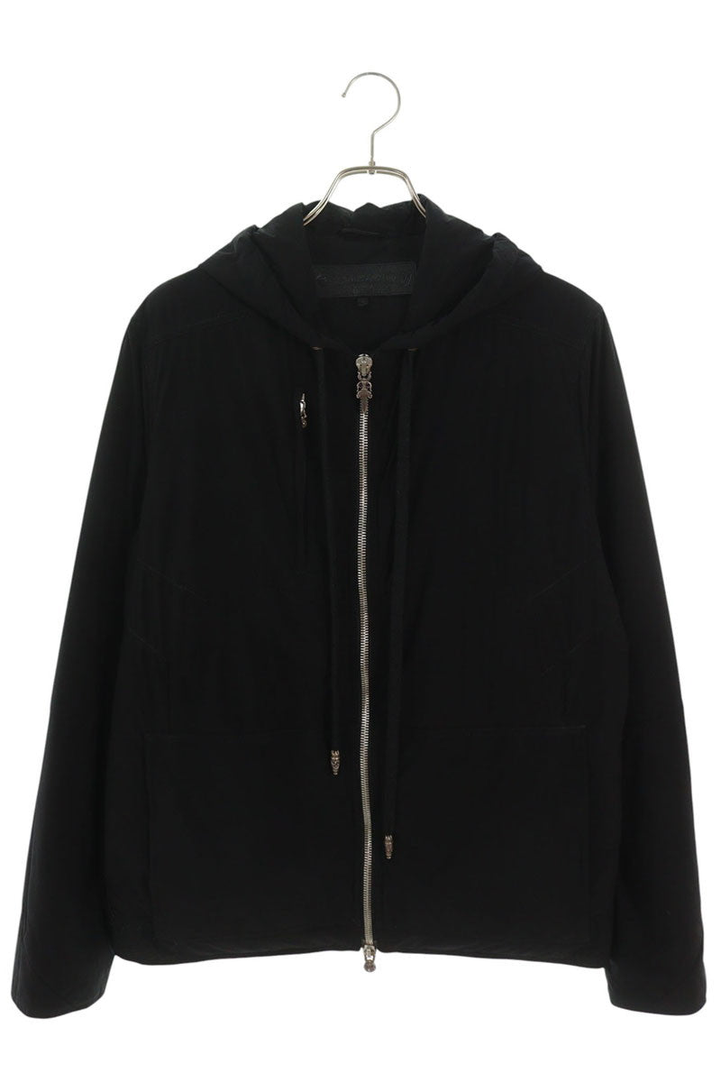 Chrome Hearts Nylon Double Zip Hooded Jacket Size L