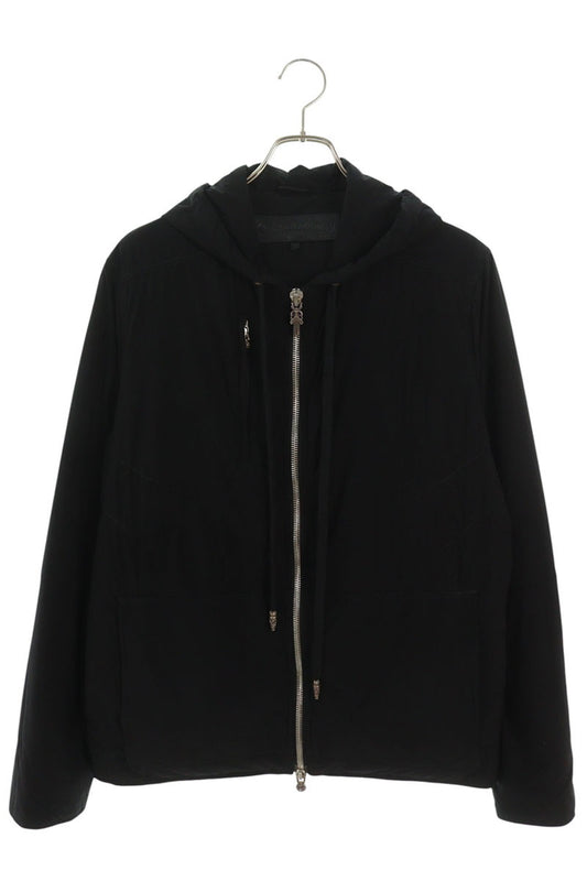 Chrome Hearts Nylon Double Zip Hooded Jacket Size L