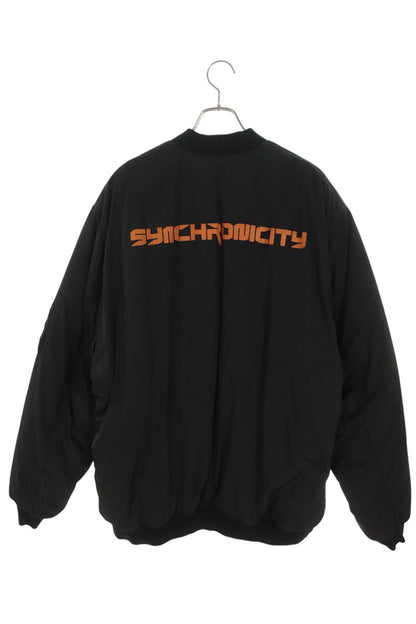 RAF SIMONS 21AW Synchronicity Bomber Black Orange Size 46