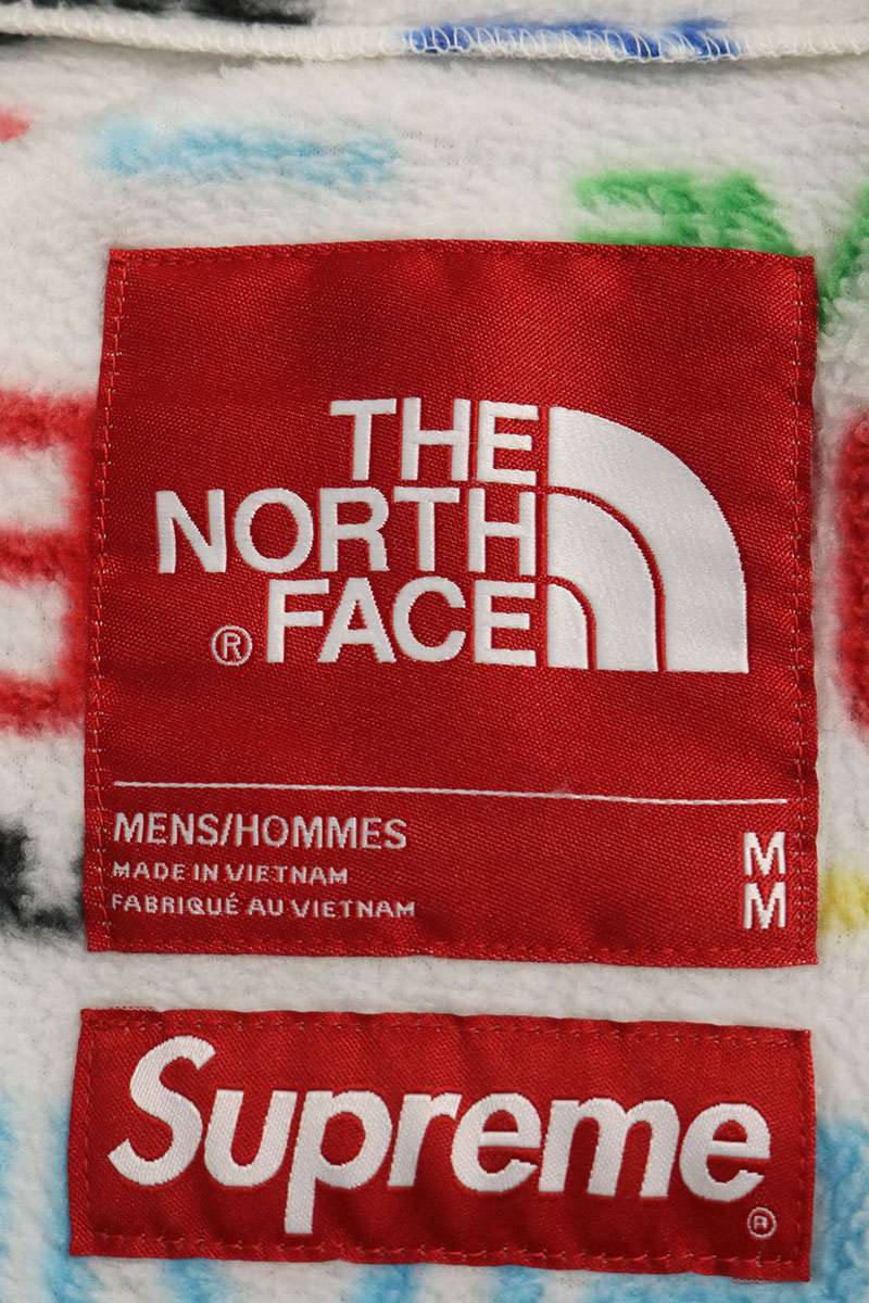 THE NORTH FACE x SUPREME x TNF 21AW Steep Tech Fleece Jacket White Size M