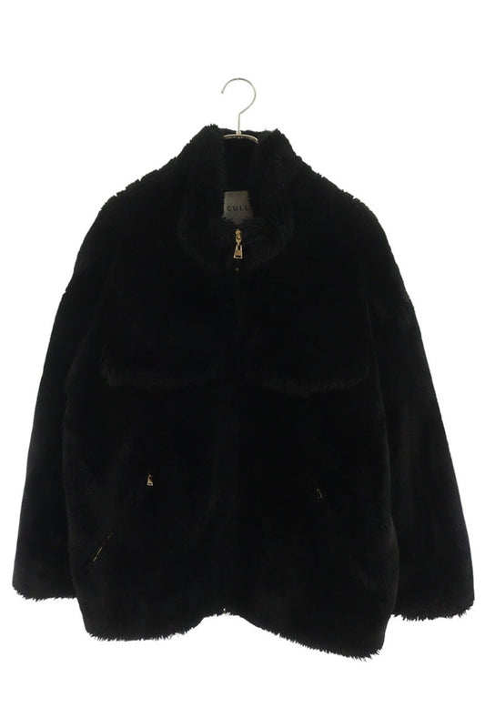 CULLNI Eco-Fur Zip-Up Jacket Black Size 1