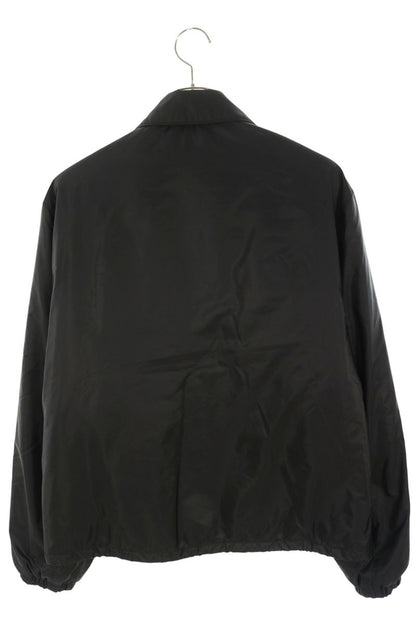 PRADA Re-Nylon Triangle Plate Padded Black Multi Blouson Size 48