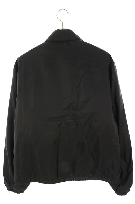 PRADA Re-Nylon Triangle Plate Padded Black Multi Blouson Size 48