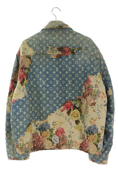 LOUISVUITTON 22AW Destroyed Workwear Denim Jacket Size 48