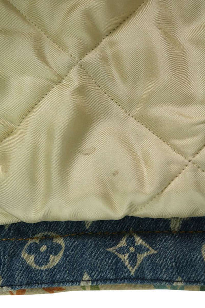 LOUISVUITTON Destroyed Workwear Denim Jacket Size 46