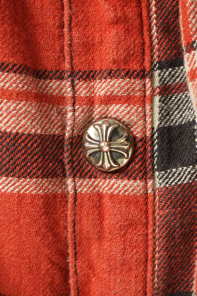 Chrome Hearts WORKN JNKYD PLD Plaid Print Jacket Size L