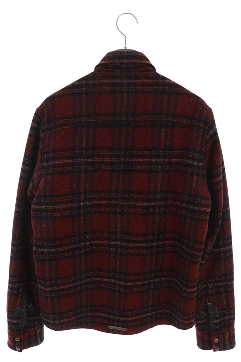 Chrome Hearts CPO JACKET Quilted Plaid Wool Jacket Size M