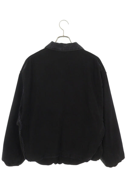 YOKE 26SS Fleece Panel Zip Work Jacket Black Size 3