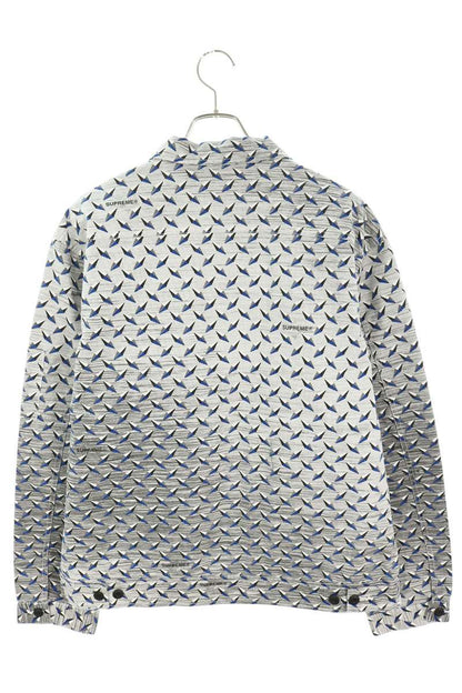 SUPREME 19SS Diamond Plate Work Jacket Gray Size XL