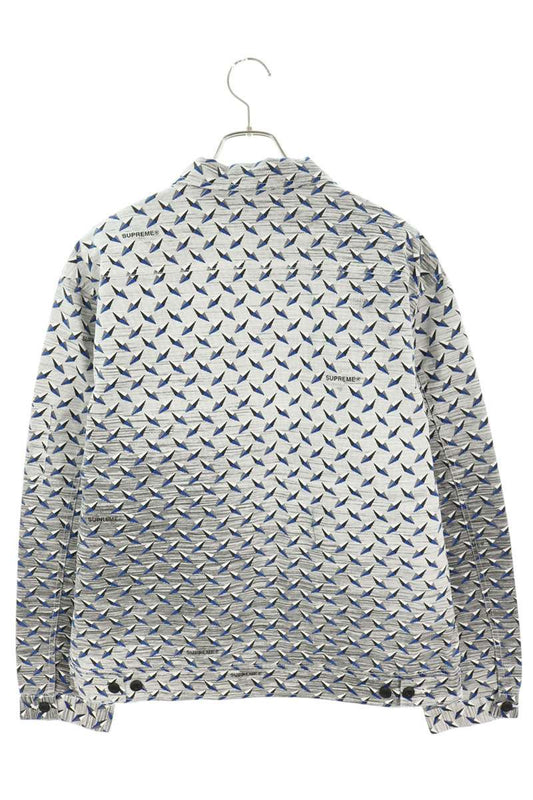 SUPREME 19SS Diamond Plate Work Jacket Gray Size XL