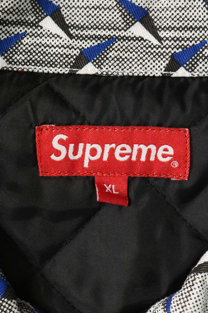 SUPREME 19SS Diamond Plate Work Jacket Gray Size XL