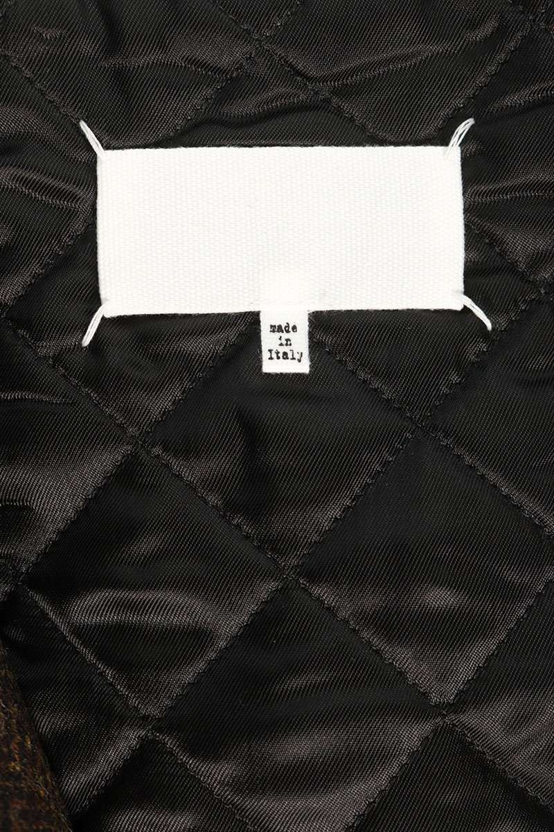 Maison Margiela 26AW Paneled High-Neck Jacket Brown Size 46