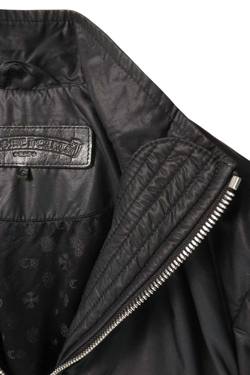 Chrome Hearts PRFCT Dagger Zip Padded Jacket Black Size S