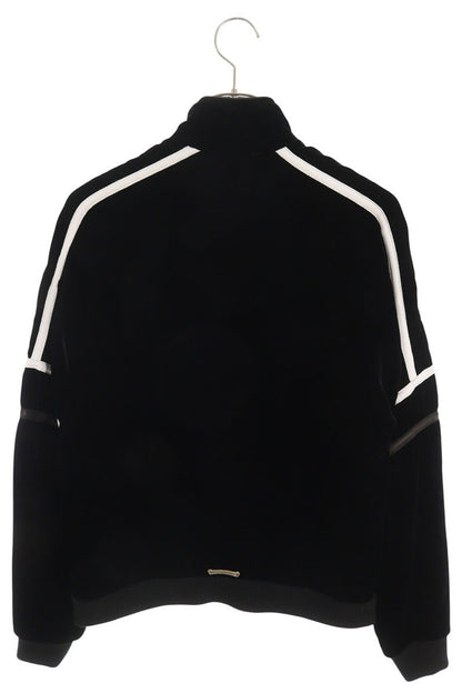 Chrome Hearts Black Velvet Logo Embroidered Jacket Size S