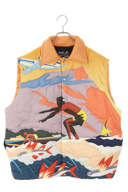 House of Errors Graphic Down Vest Size XL