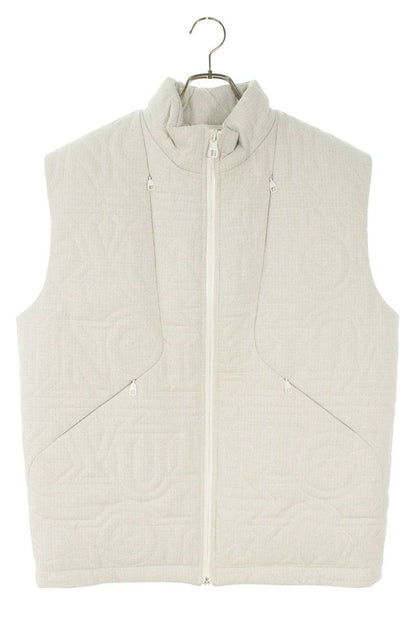 LOUISVUITTON Quilted Snow Down Vest White Size S