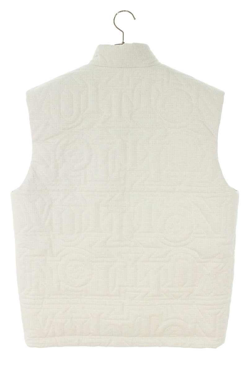 LOUISVUITTON Quilted Snow Down Vest White Size S