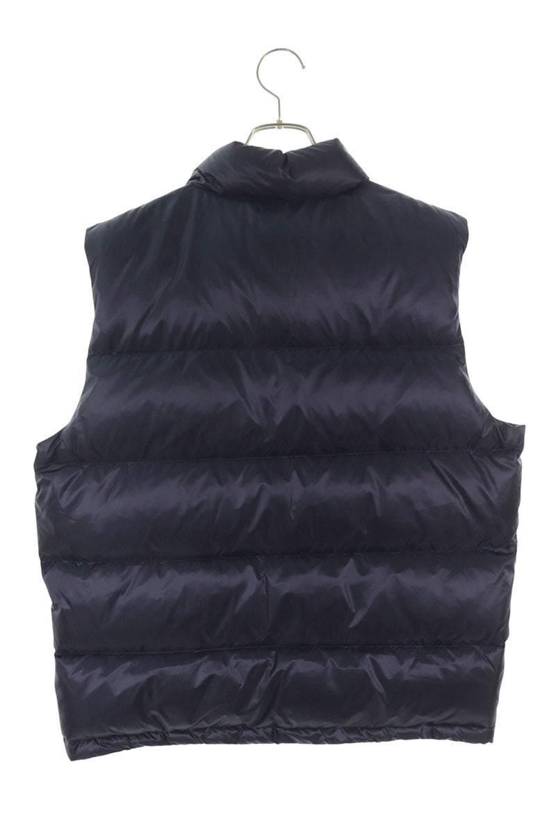 SEQUEL 25AW Logo Embroidered Down Vest Blue Size L