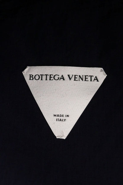 BOTTEGA VENETA Tech Nylon Intrecciato Down Vest Blue Size S