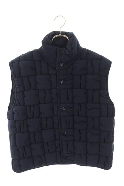 BOTTEGA VENETA Intrecciato Nylon Down Vest Navy Size XS