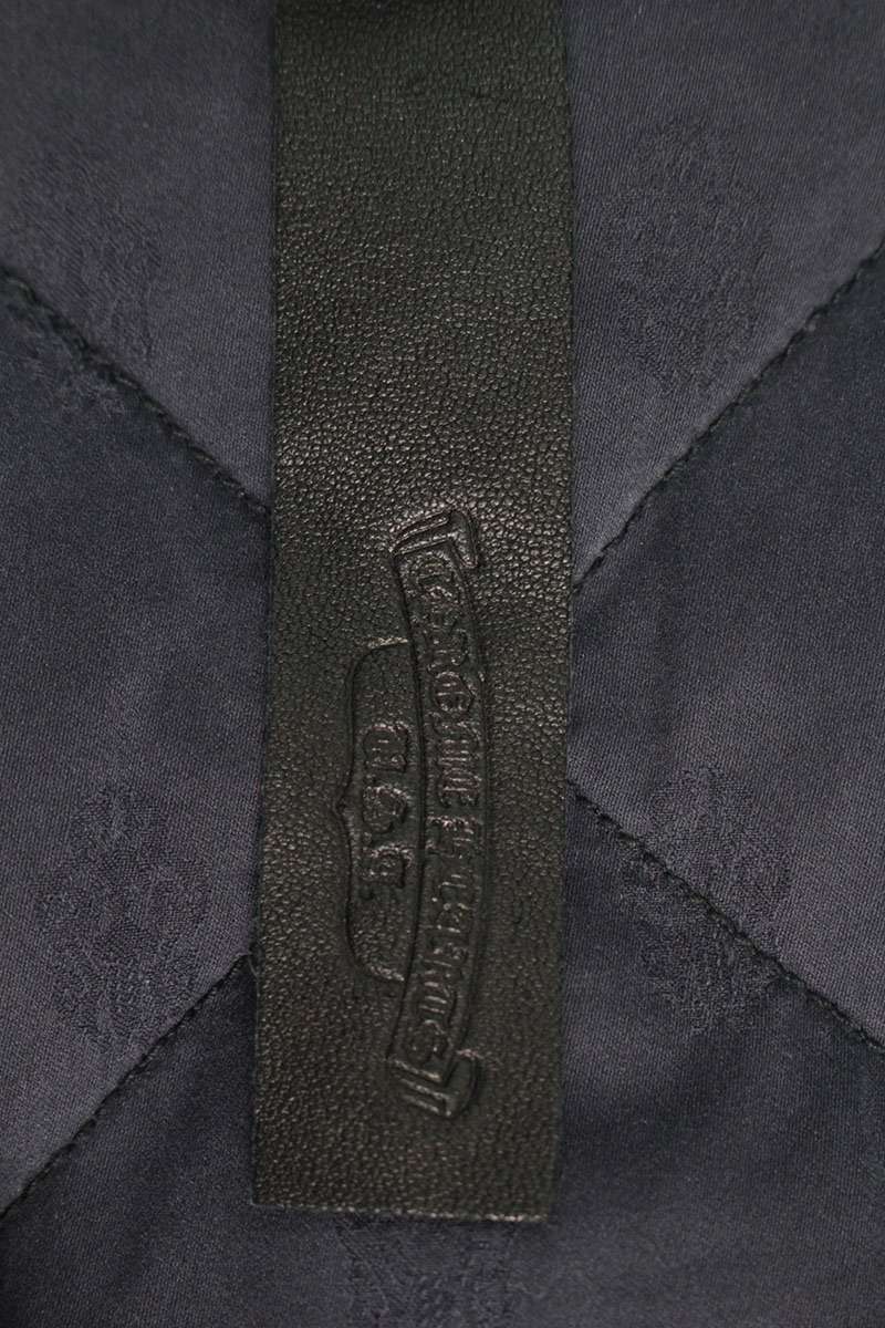 Chrome Hearts TEENAGE KICKS Denim Quilted Down Vest Size L