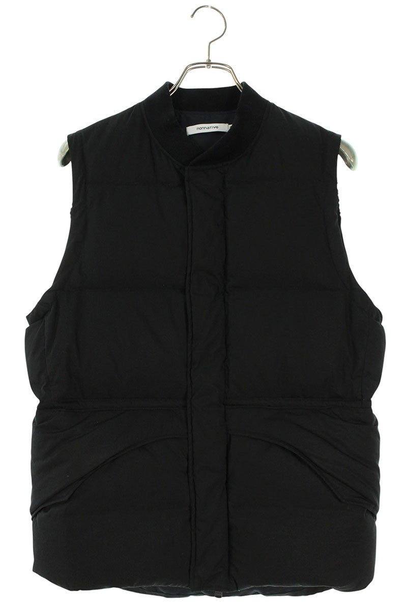 nonnative Hiker Down Vest Cotton Nylon Black Size XS