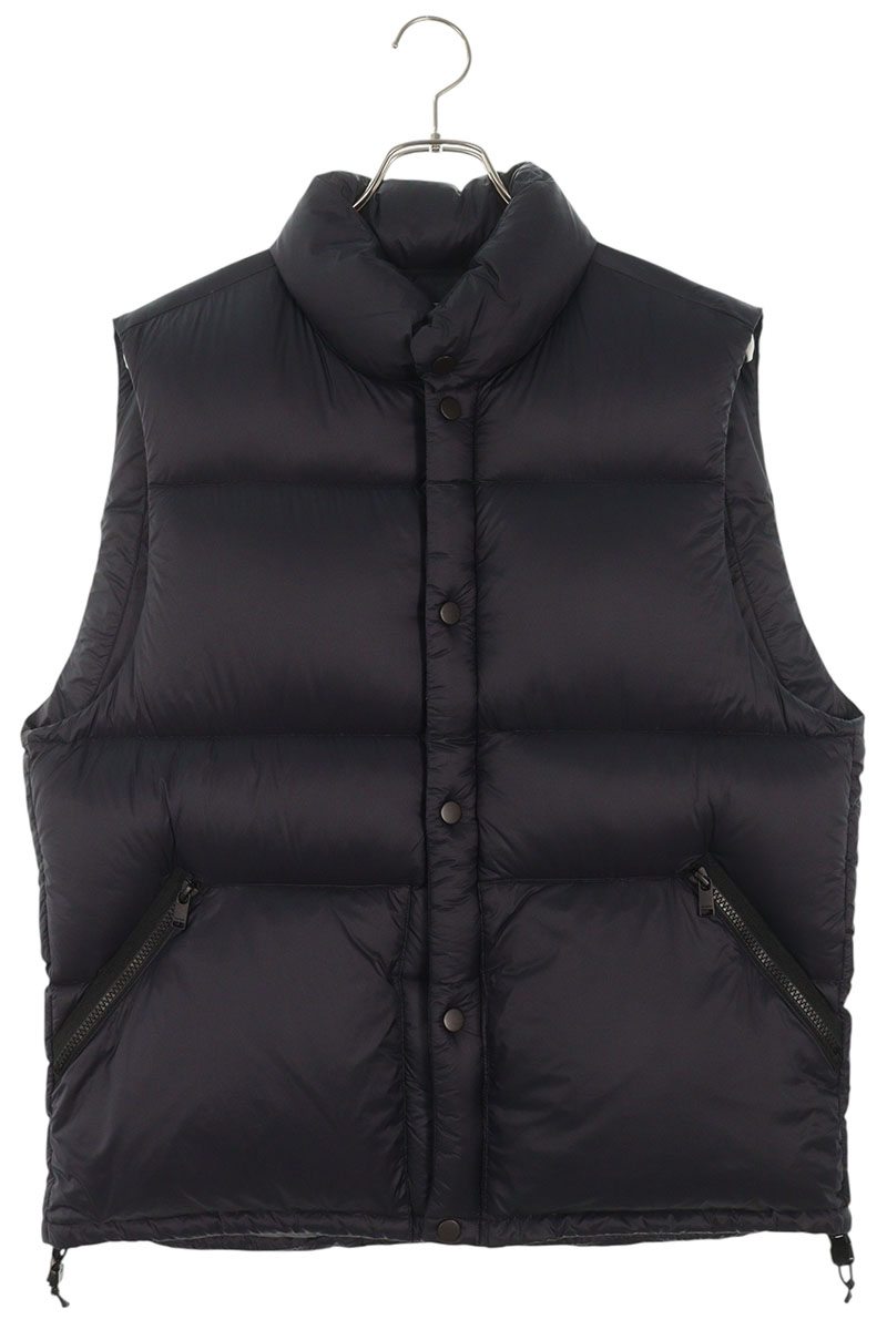 Nonnative x MINEDENIM Leather Down Vest Black Size 2