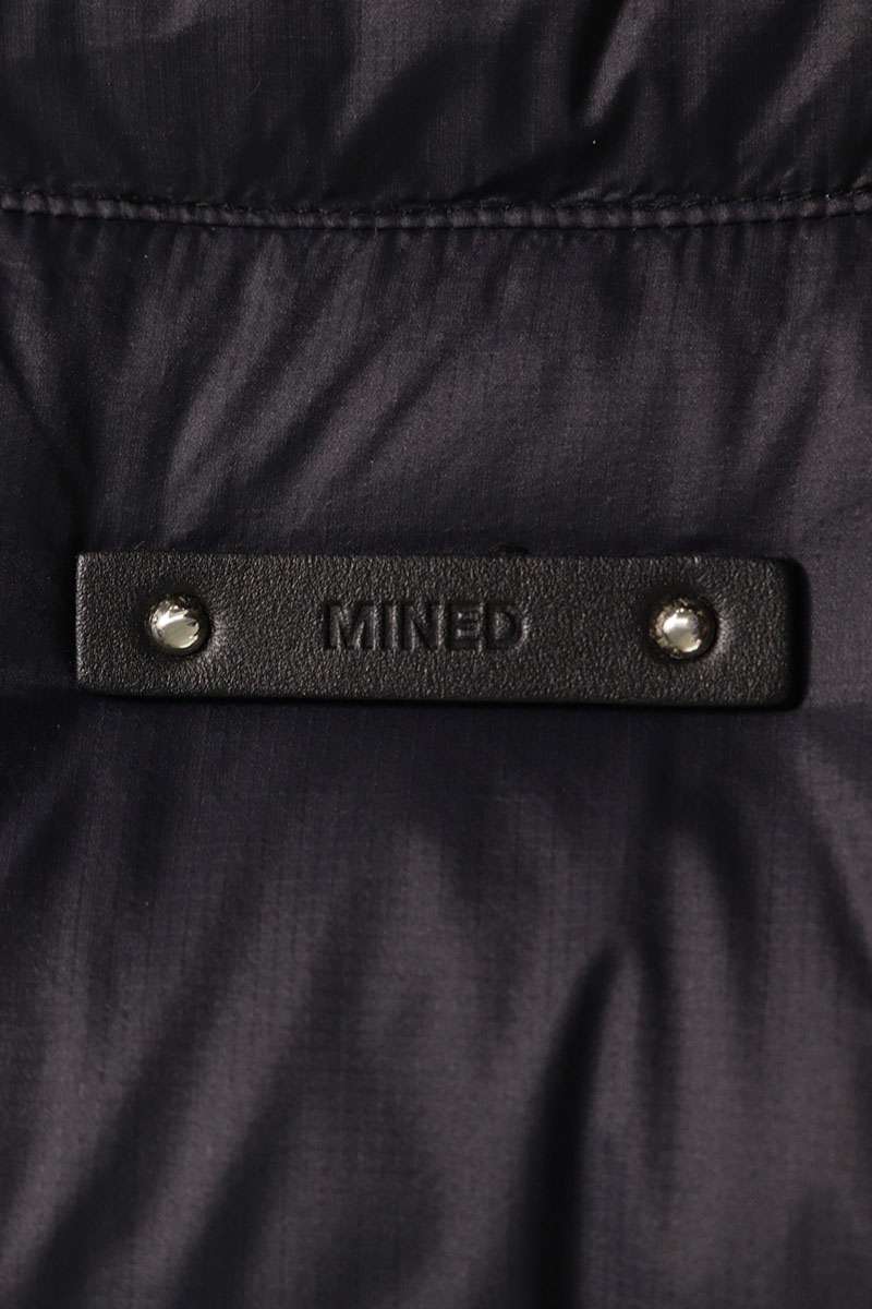 Nonnative x MINEDENIM Leather Down Vest Black Size 2