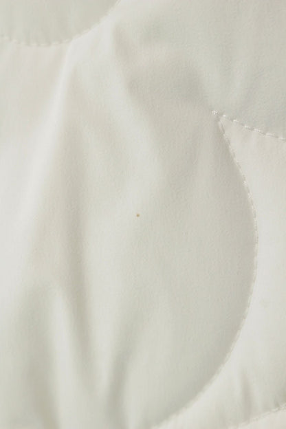 LOUISVUITTON Monogram Quilted Down Vest White Size M