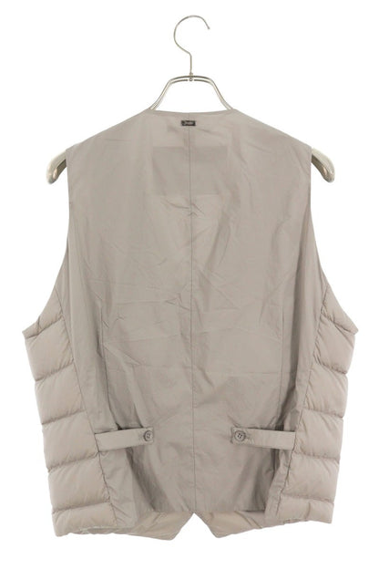HERNO Nylon Inner Down Vest Gray Size L