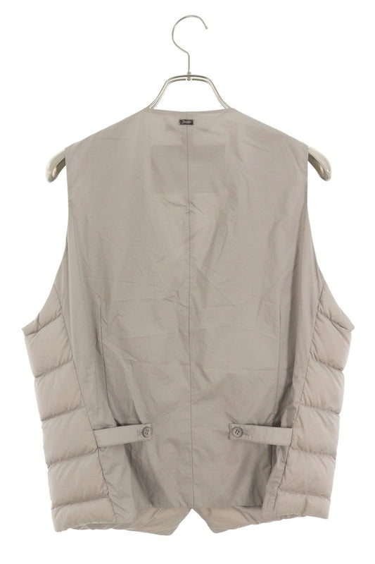 HERNO Nylon Inner Down Vest Gray Size L