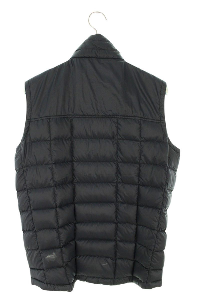 Chrome Hearts Dagger Zip Nylon Down Vest Navy Size S