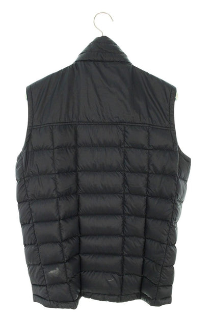 Chrome Hearts Dagger Zip Nylon Down Vest Navy Size S