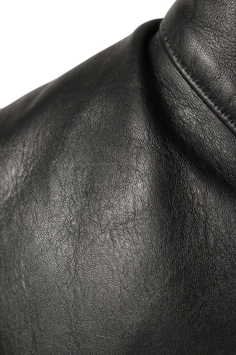 Wacko Maria x ROCKY MOUNTAIN Leather Down Vest Black Size 38