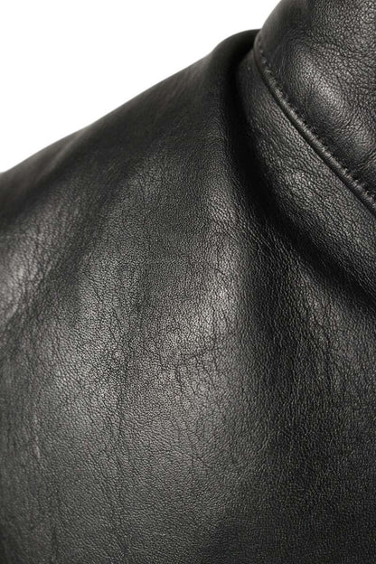Wacko Maria x ROCKY MOUNTAIN Leather Down Vest Black Size 38