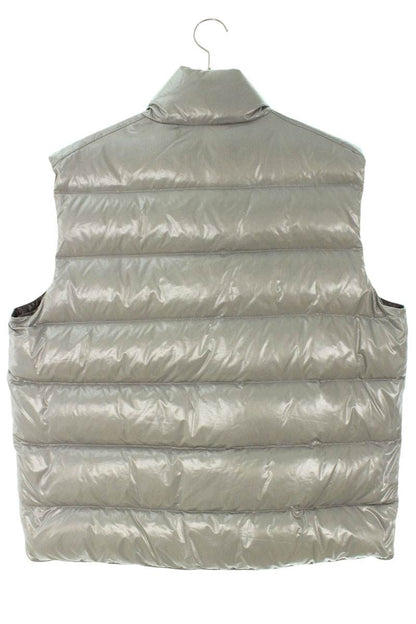Moncler Logo Patchwork Down Vest Gray Size 5