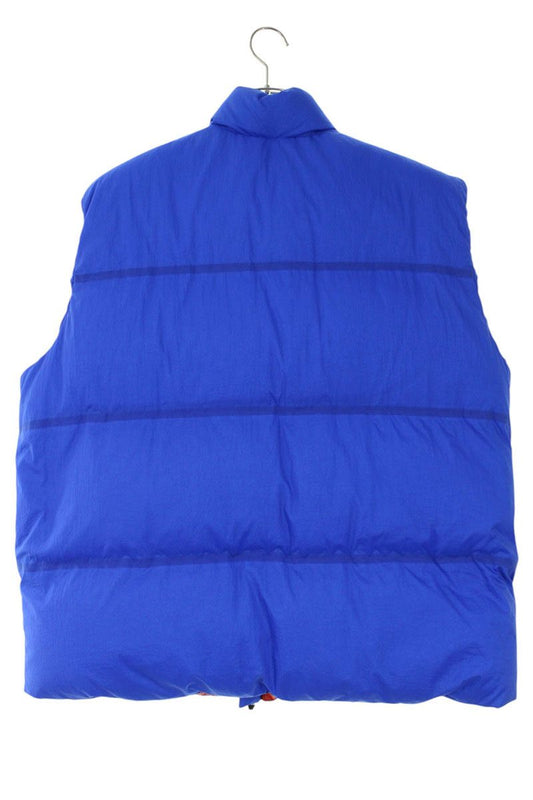 GUCCI x TNF Logo Zip-Up Down Vest Blue Size XL