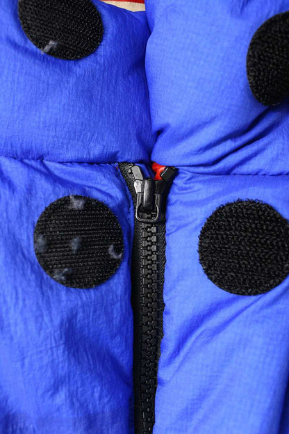 GUCCI x TNF Logo Zip-Up Down Vest Blue Size XL