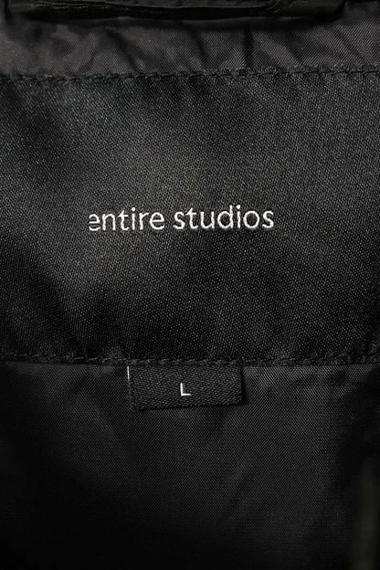 entire studios Grid Puffer Down Vest Black Size L